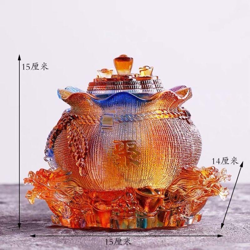[Preorder] Dragon Turtle Wealth Pot with Cover