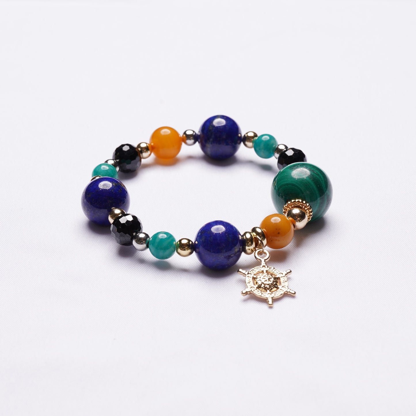 Malachite Lapis Lazuli Designer Bracelet