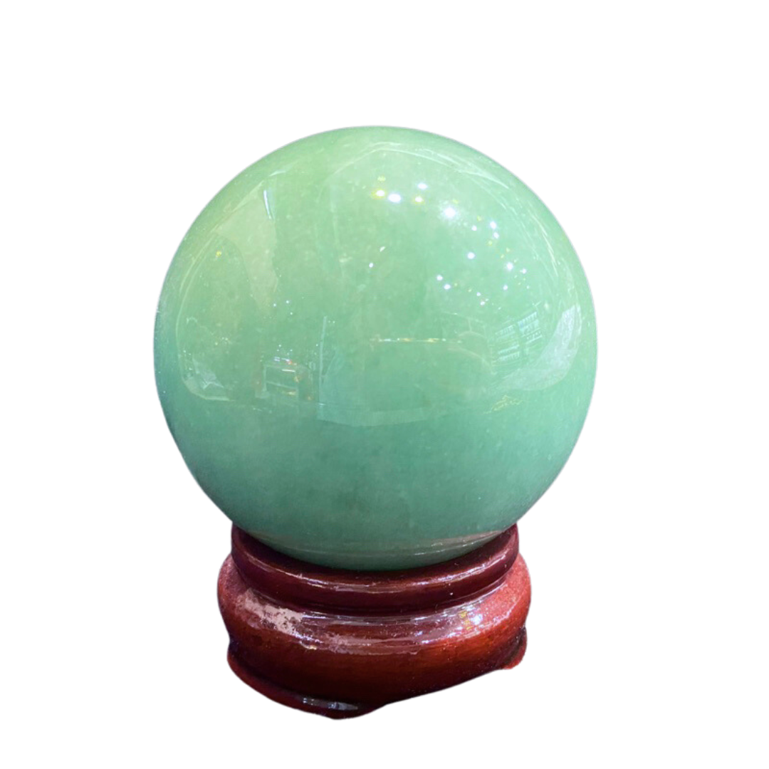 Aventurine Ball Crystal for Career and health | Fengshui Display