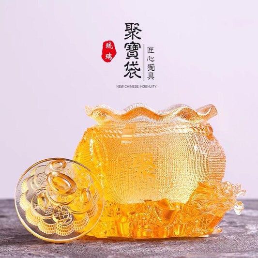 [Preorder] Dragon Turtle Wealth Pot with Cover
