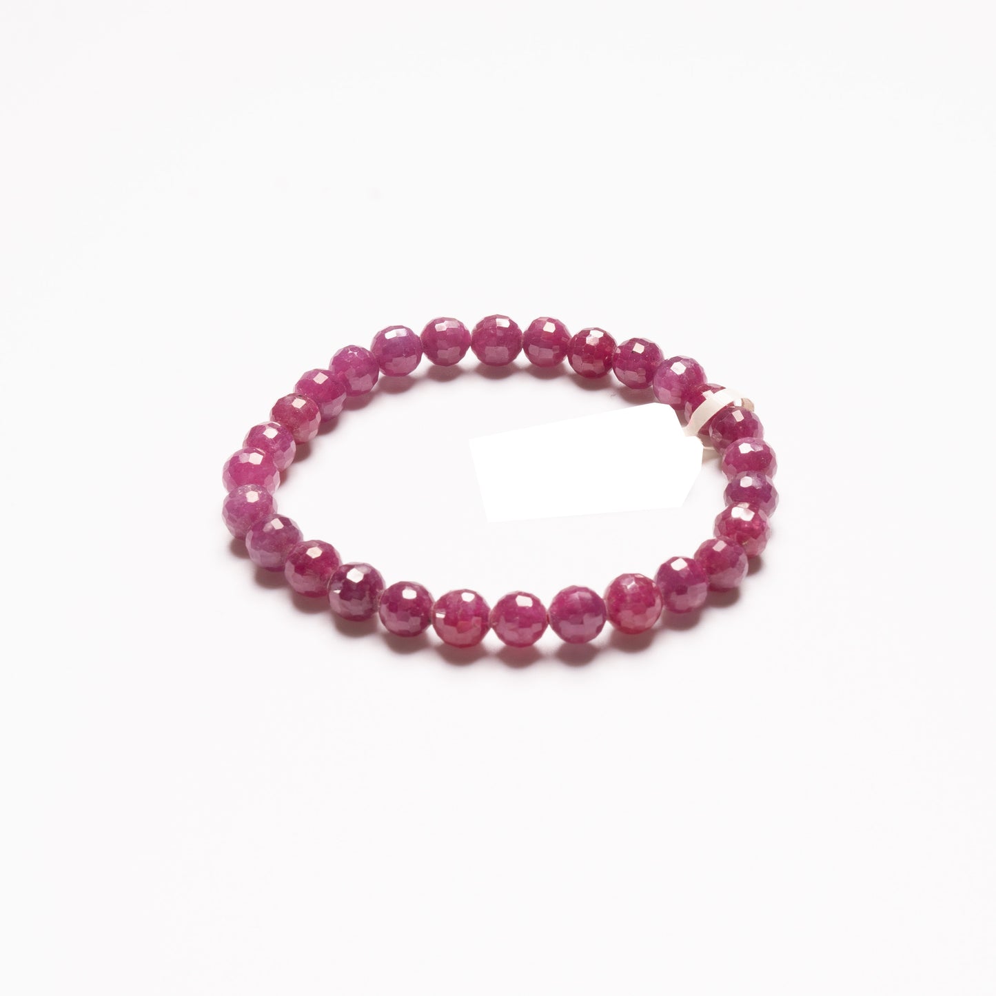 Premium Faceted Ruby Bracelet