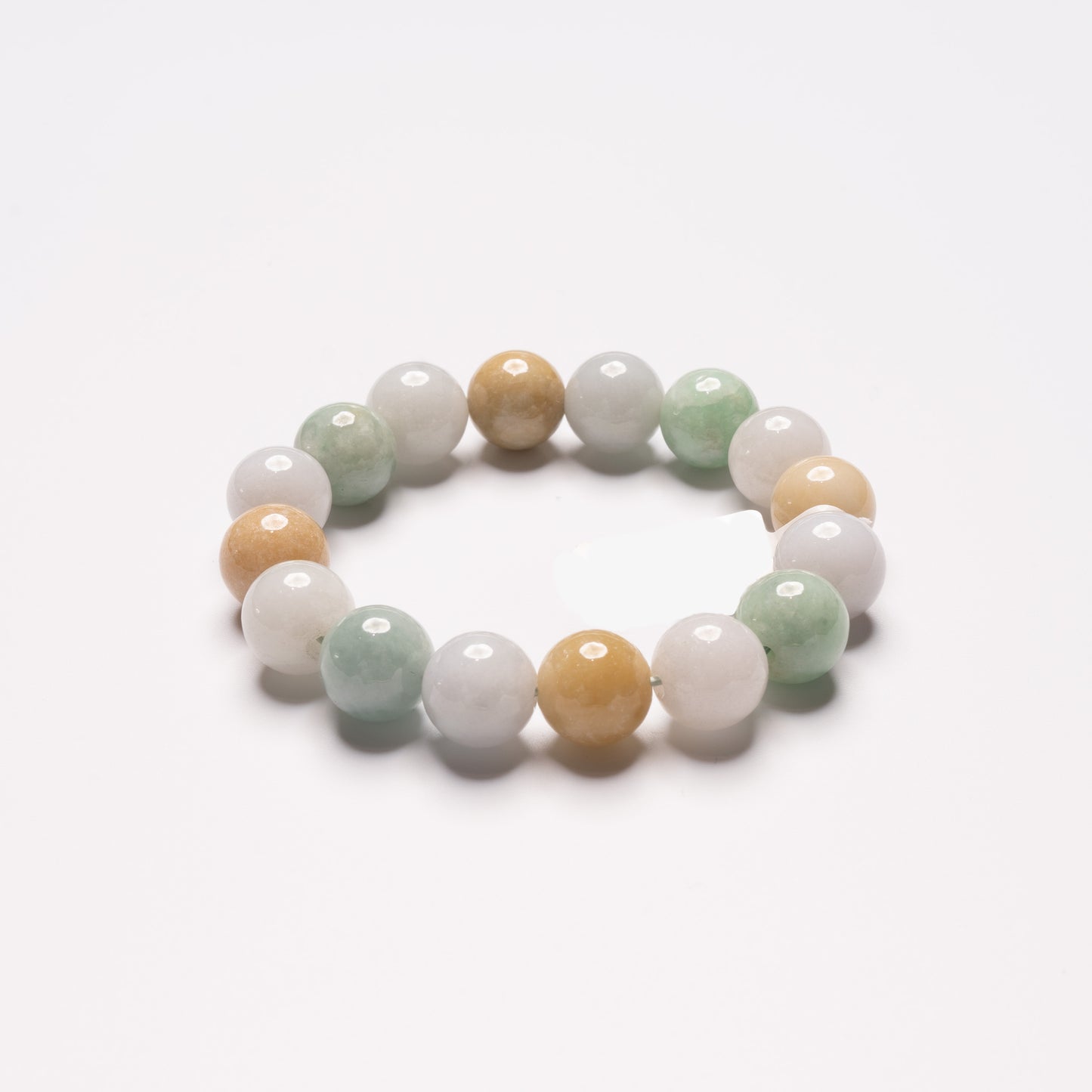 Triple Colour Jade Bracelet