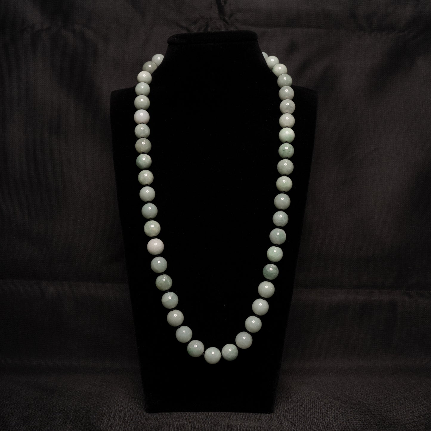 White Green Jade Necklace