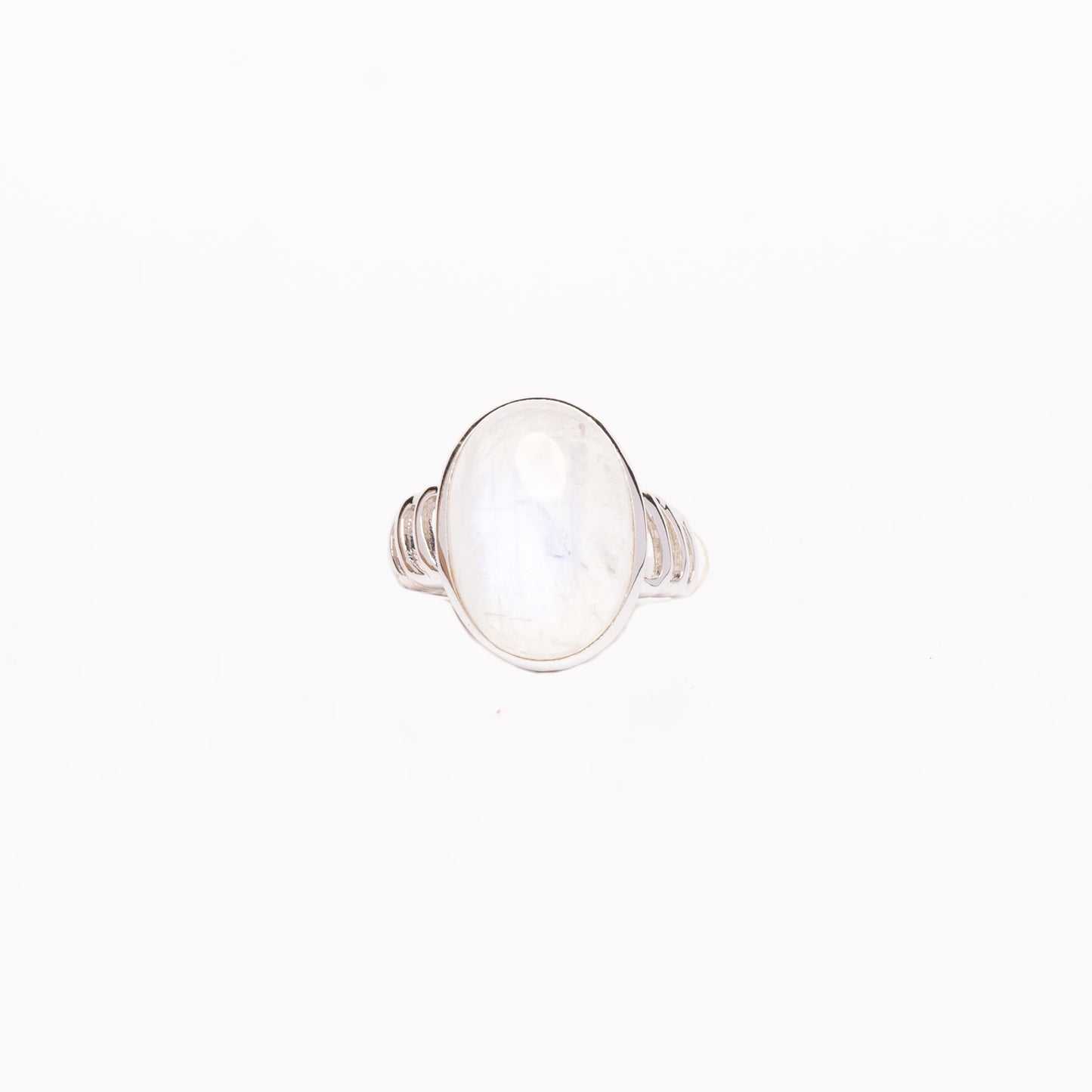 Oval Moonstone Cabochon Ring